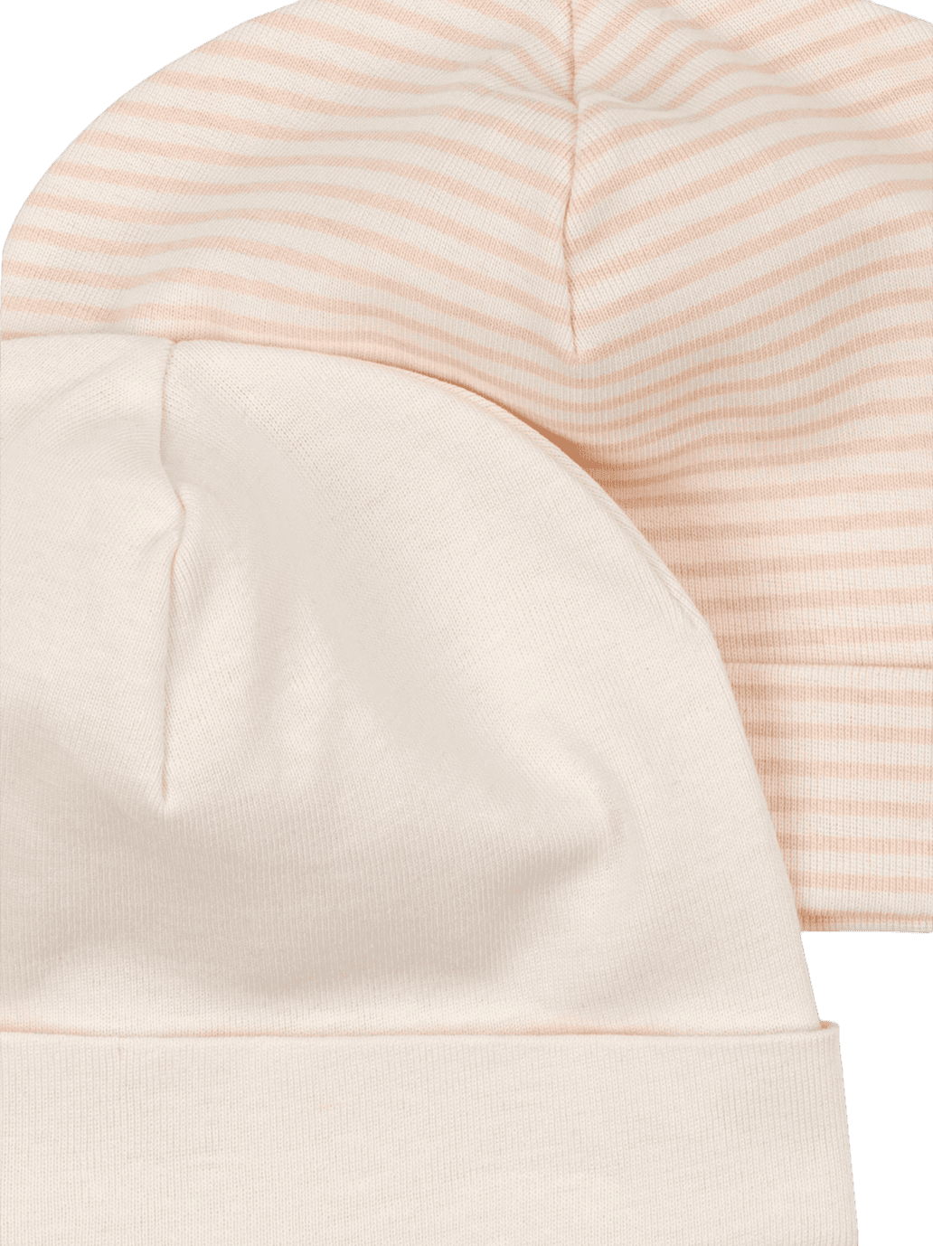 Fanga Fio stripe 2 pack beanie BLUSH MIX