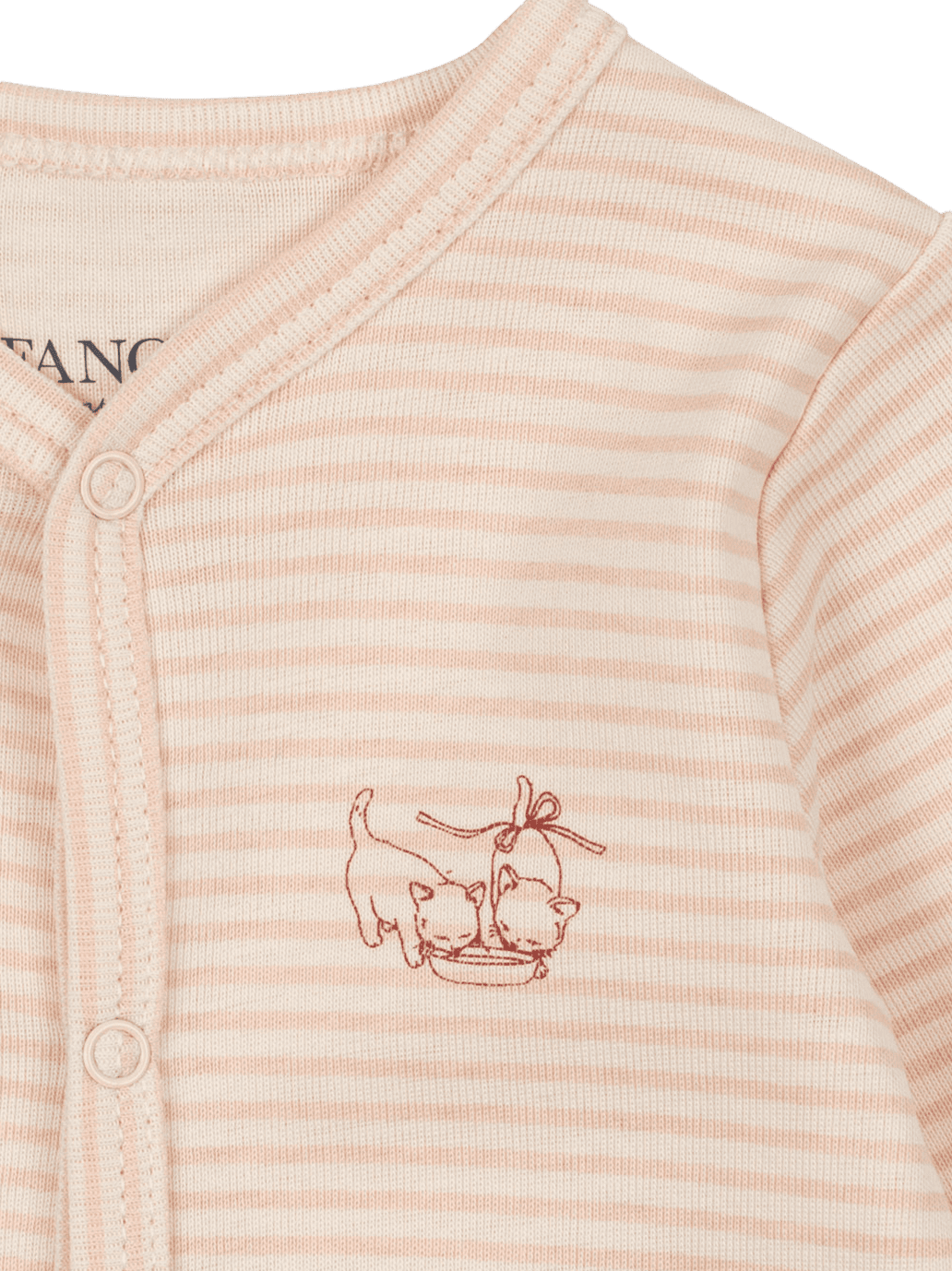 Fanga Fio onesie TEA STRIPE CAMEO