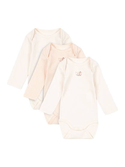 Fanga Fio stripe 3 pack ls body BLUSH MIX