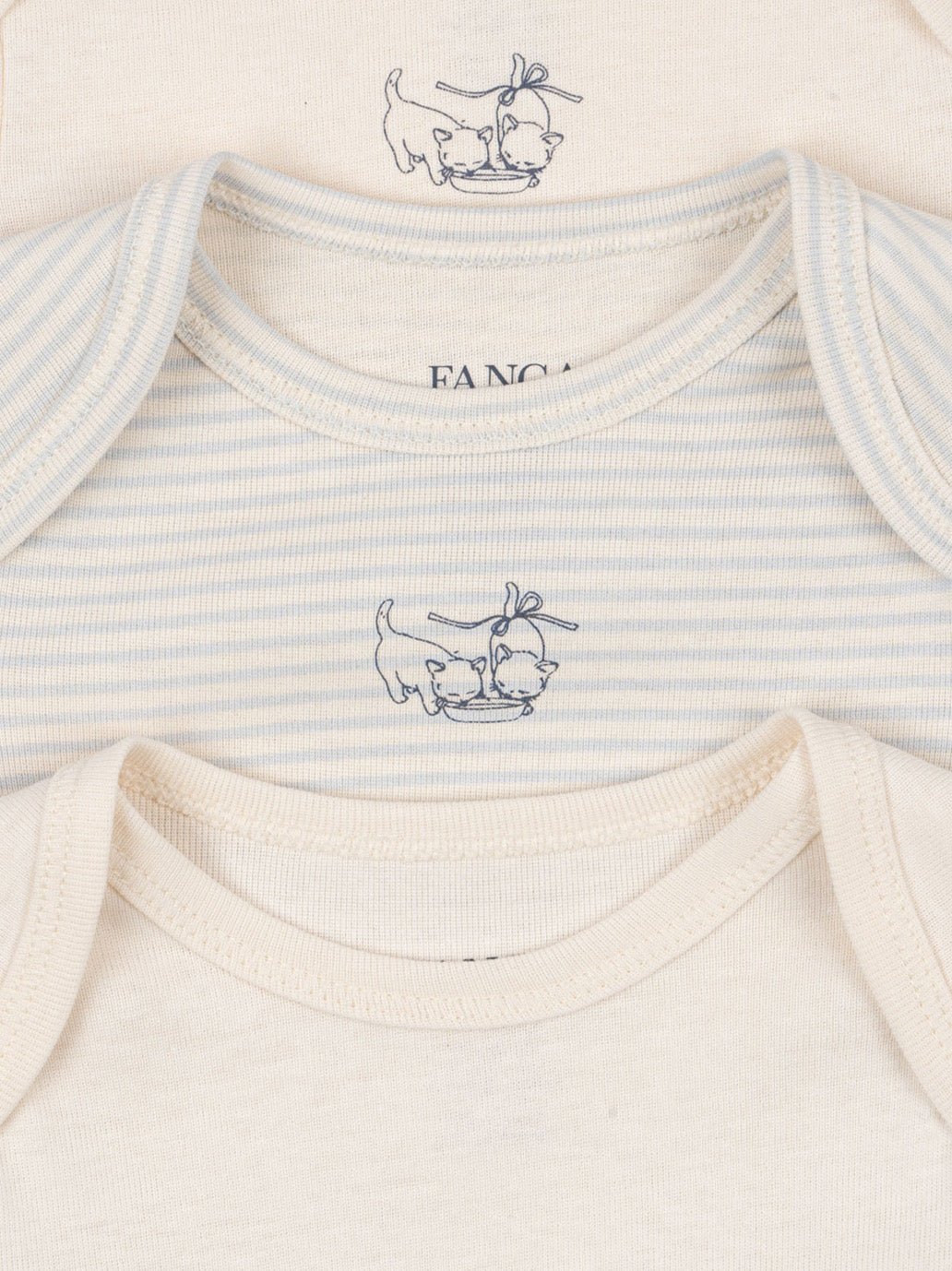 Fanga Fio stripe 3 pack ls body BLUE MIX