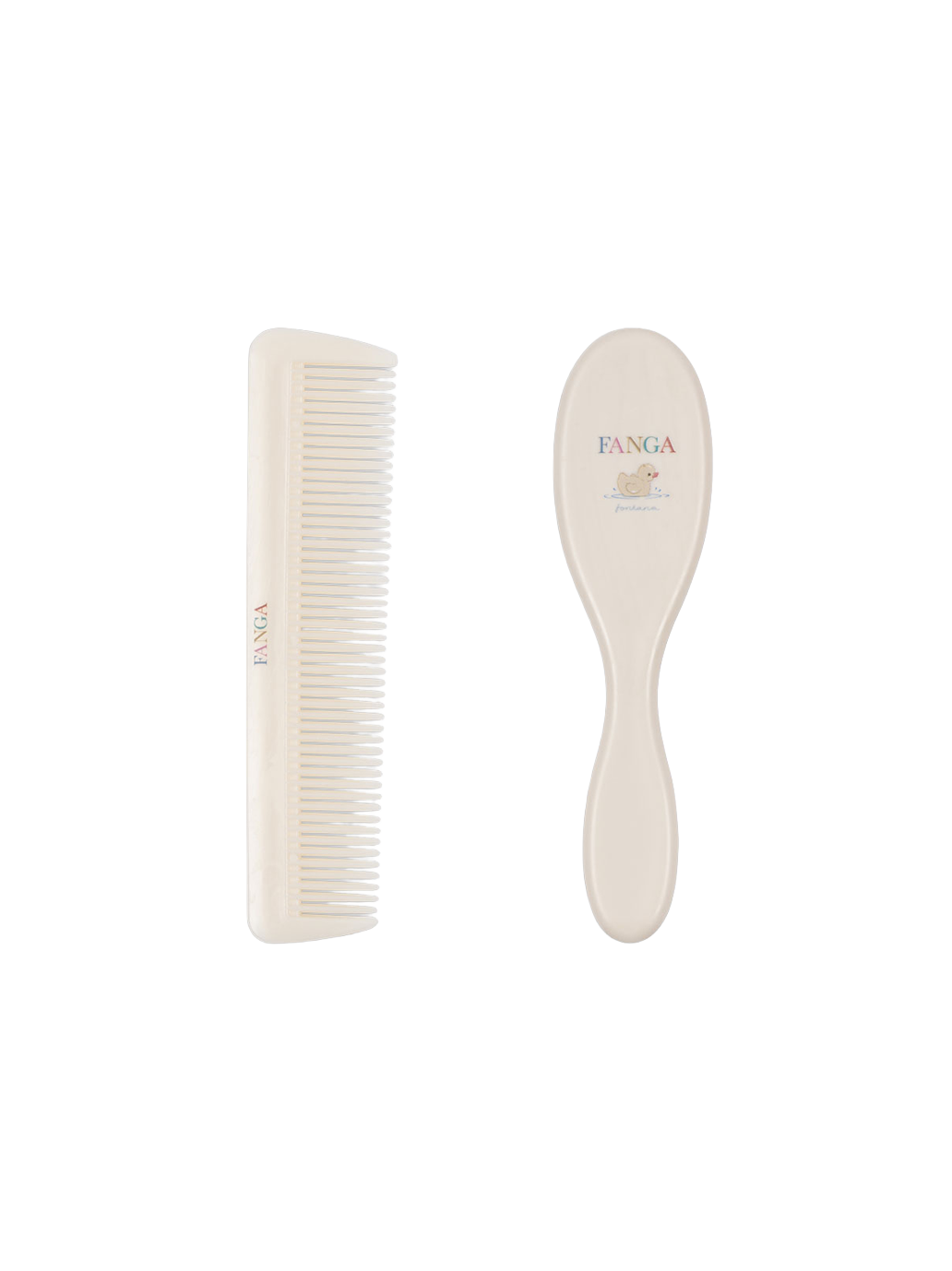 Fanga Baby Hairbrush Set BEIGE