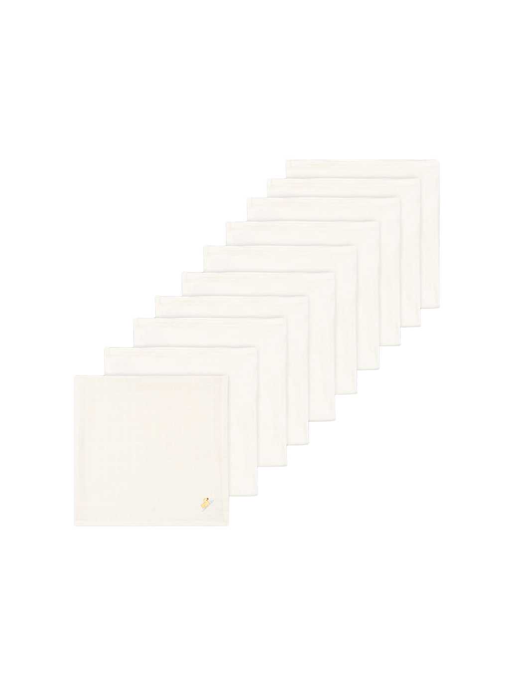 Zestaw pieluszek muślinowych Fanga Nuvoli 10-pack ANTIQUE WHITE