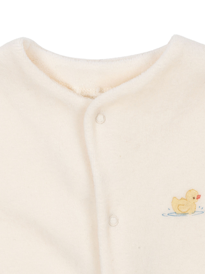 Fanga Elu onesie GOTS ANTIQUE WHITE