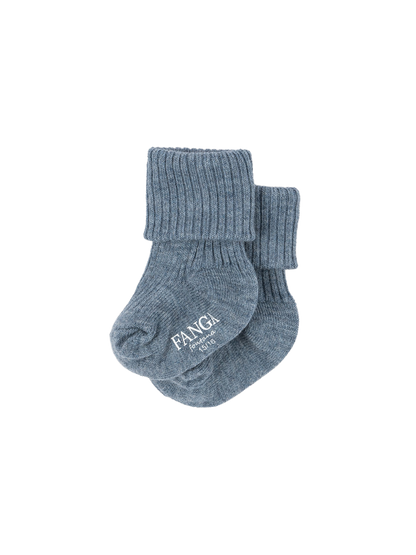 Fanga Lana light knitted socks ASHLEY BLUE