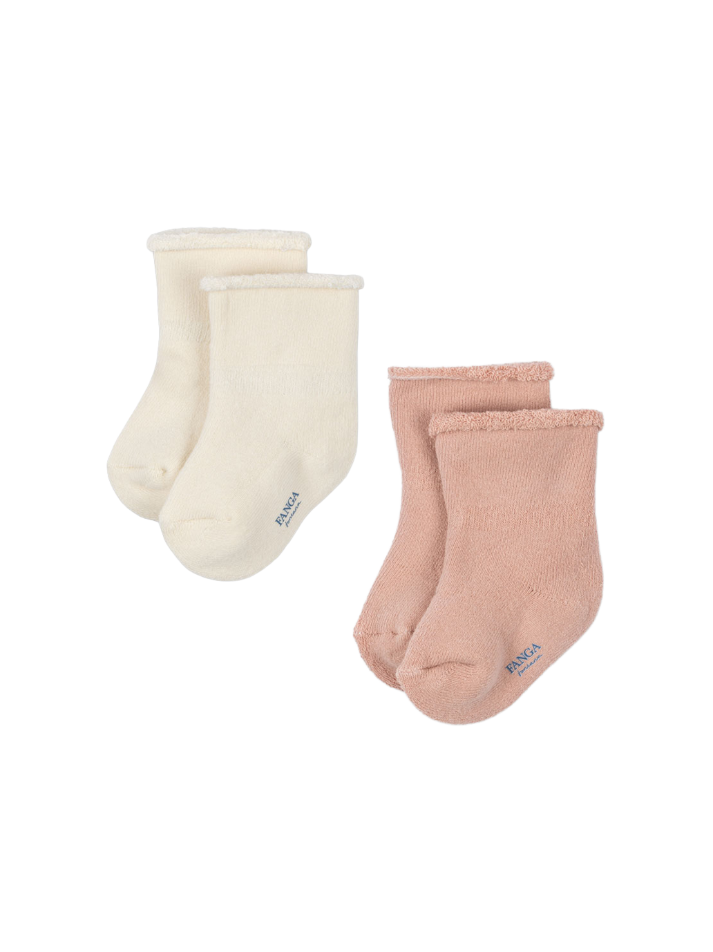 Fanga Vicino 2 pack terry socks CAMEO ROSE