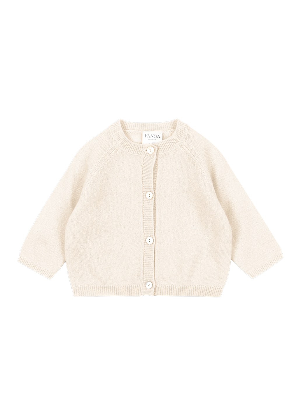 Fanga Savora wool cardigan ANTIQUE WHITE