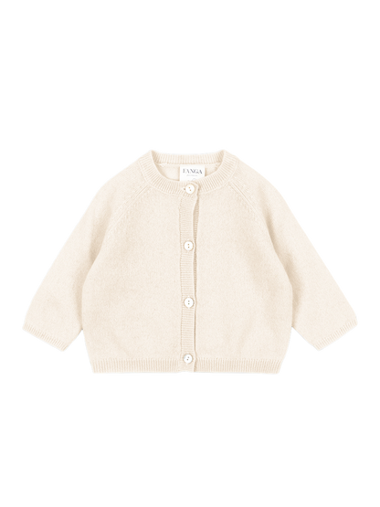 Fanga Savora wool cardigan ANTIQUE WHITE
