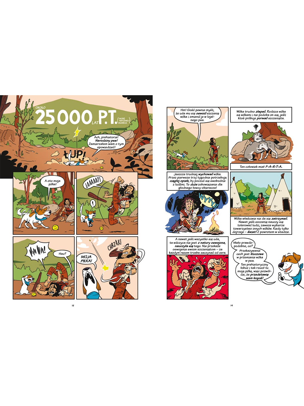 Psy od drapieżników do obrońców Wydawnictwo Nasza Ksiegarnia BÉBÉ Concept