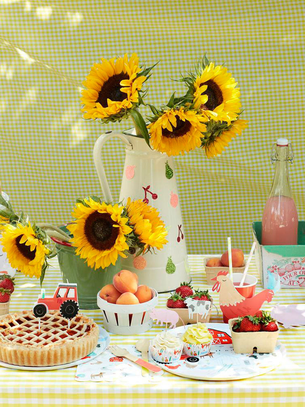 Zestaw papierowych ozdób do babeczek i ciast Meri Meri BÉBÉ Concept 