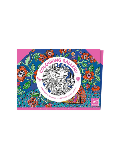 Obrazy do kolorowania w teczce Djeco BÉBÉ Concept