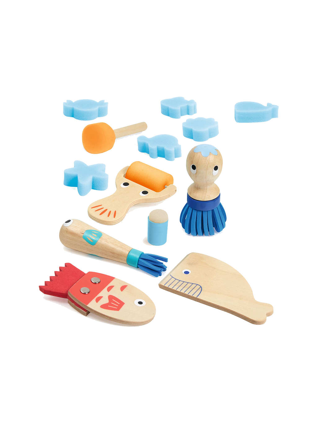 Zestaw artystyczny Narzędzia do malowania Djeco BÉBÉ Concept 