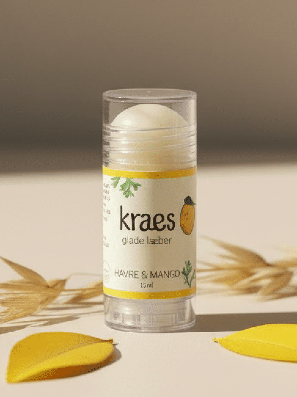 Naturalny sztyft do ust Owies &amp; Mango 15 ml