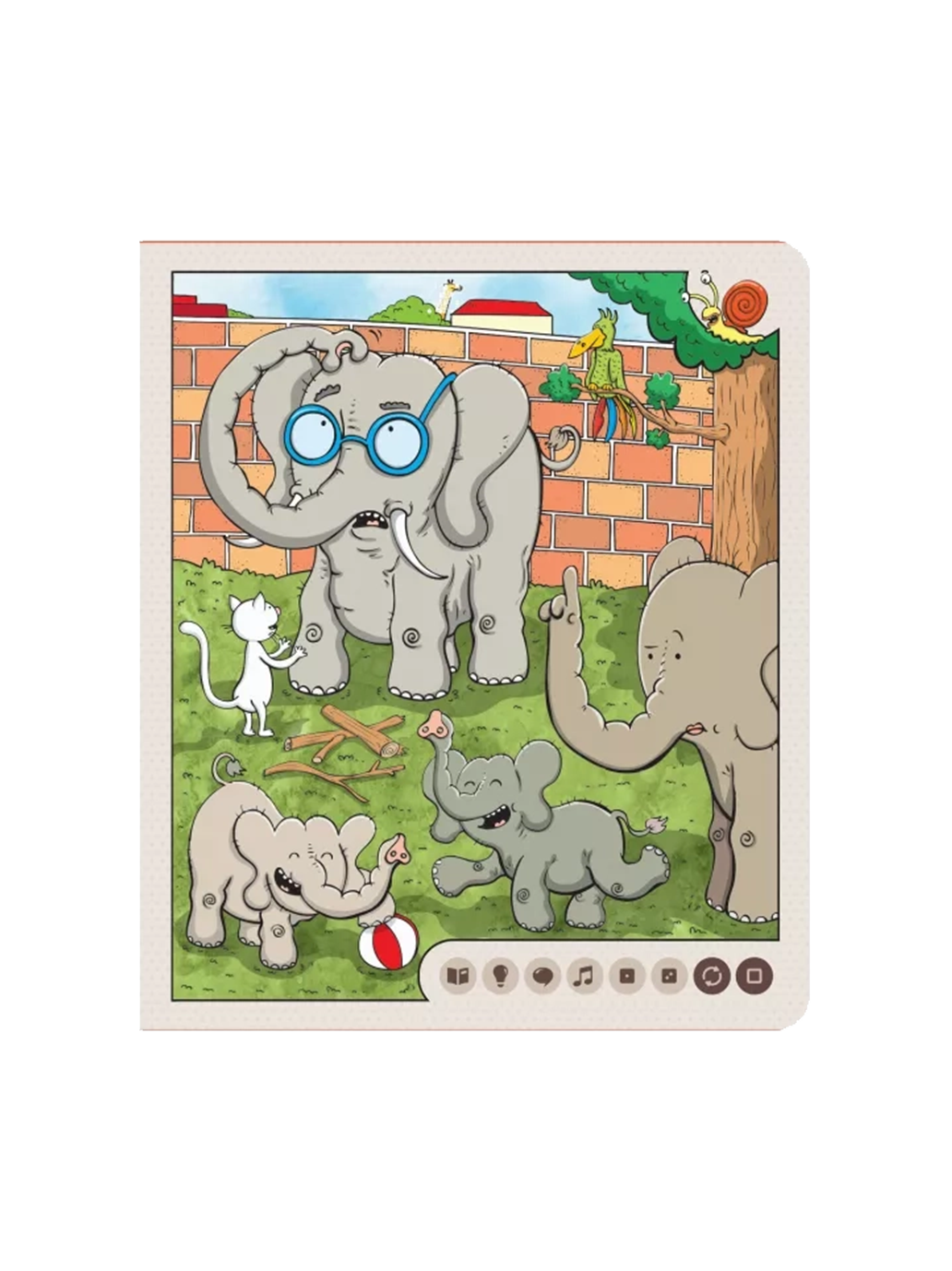 Zwierzęta w zoo. Zestaw książka z piórem Albi BÉBÉ Concept 