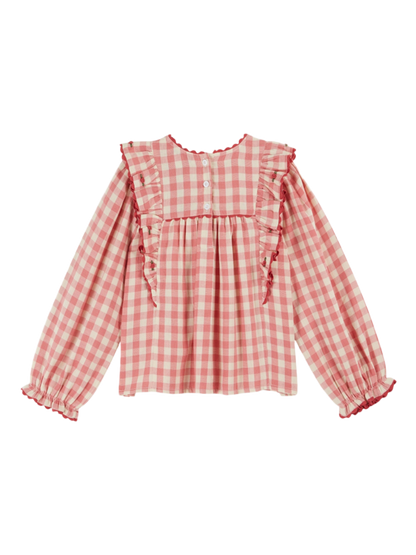 Bluzka Vichy blouse volant Emile et Ida BÉBÉ Concept 