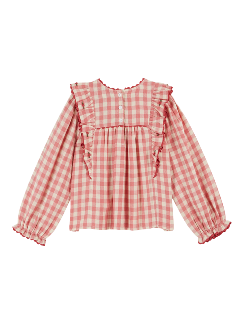 Bluzka Vichy blouse volant Emile et Ida BÉBÉ Concept 