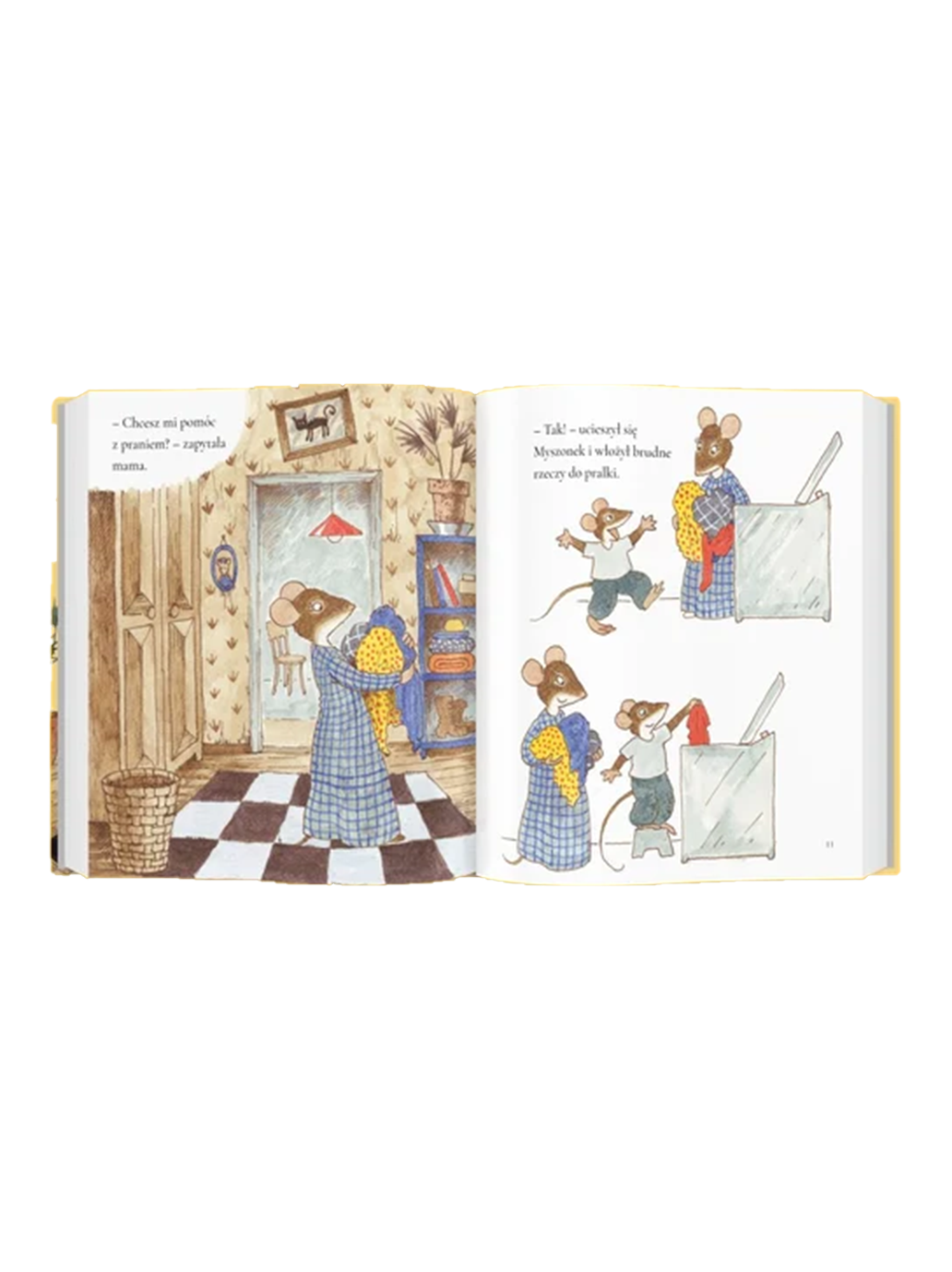 Myszonek pomaga w domu Wydawnictwo Frajda BÉBÉ Concept