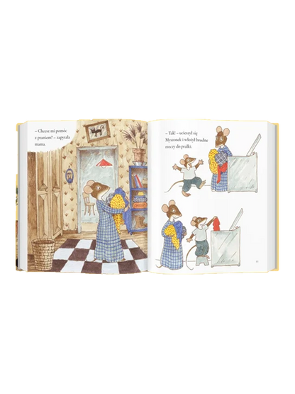 Myszonek pomaga w domu Wydawnictwo Frajda BÉBÉ Concept