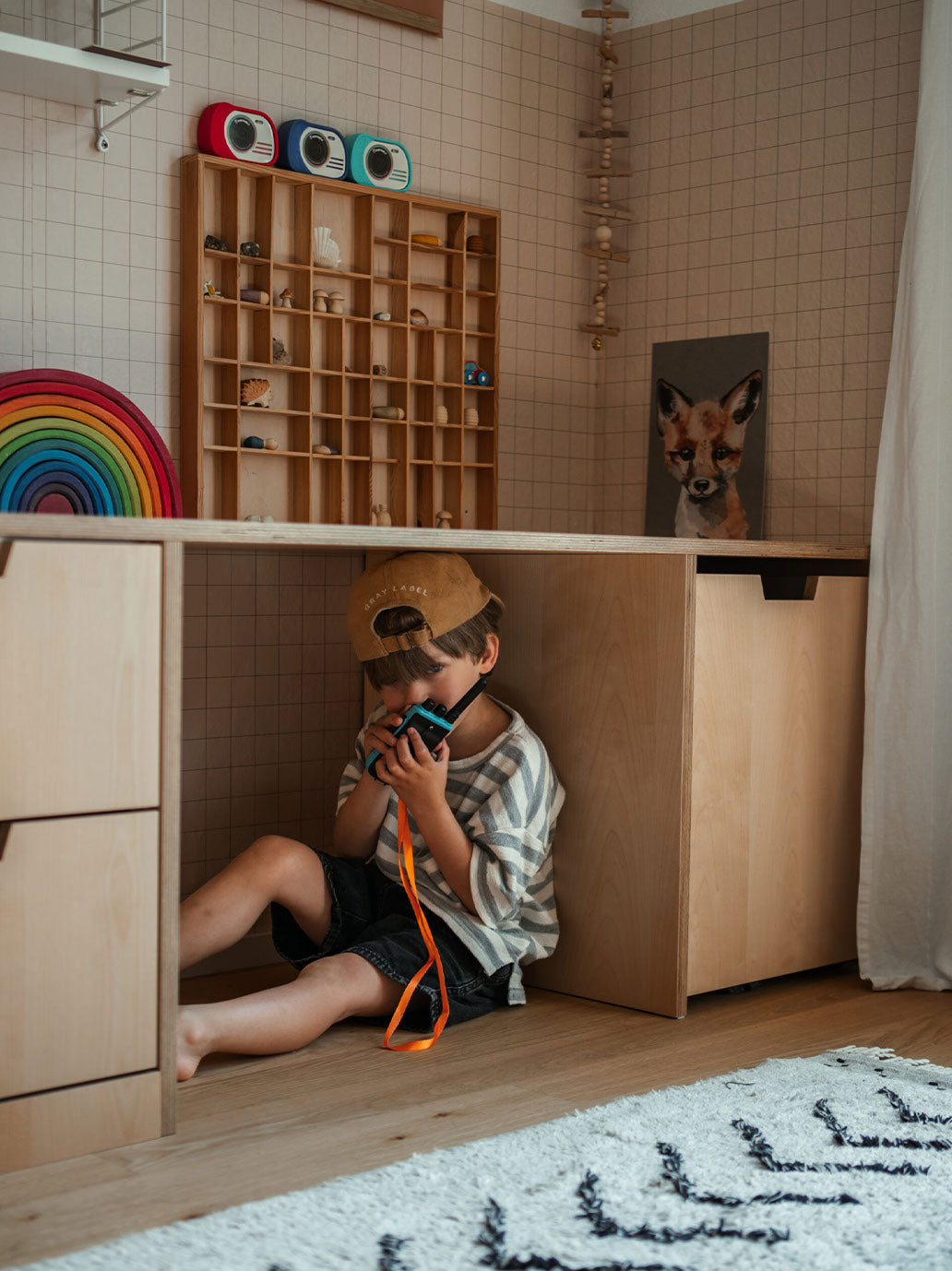 Zestaw krótkofalówek Kidytalk walkie talkie Kidywolf BÉBÉ Concept 