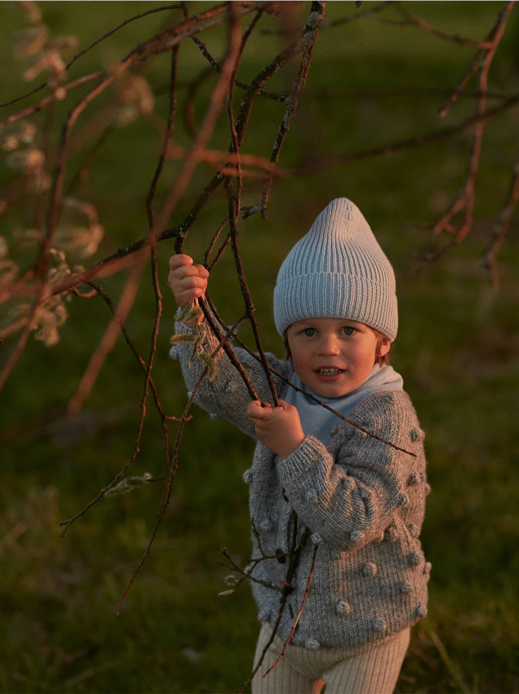 Miękki kardigan dziecięcy Popcorn Mille Family BÉBÉ Concept