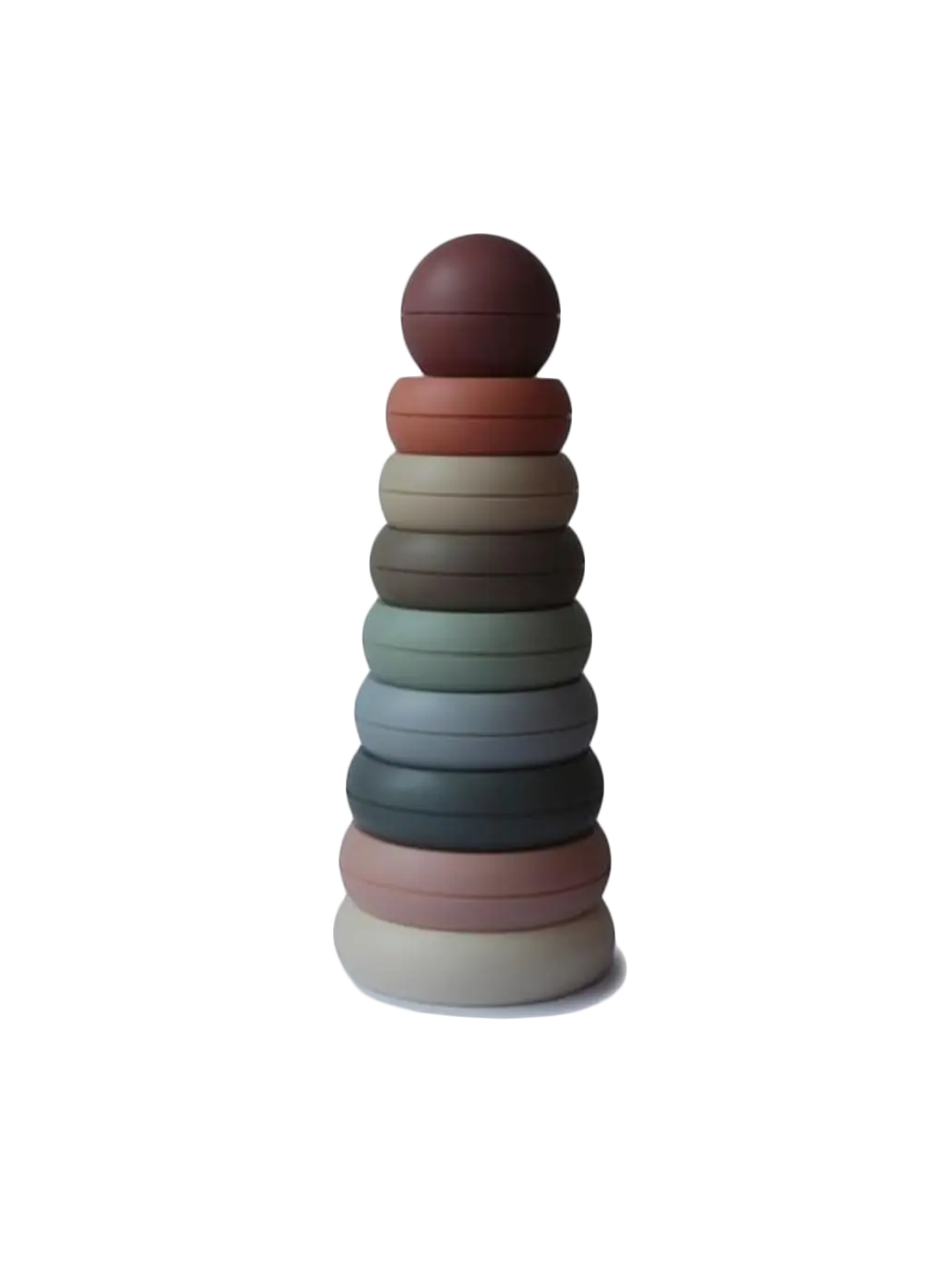 piramidka sensoryczna Ring Tower Mushie BÉBÉ Concept