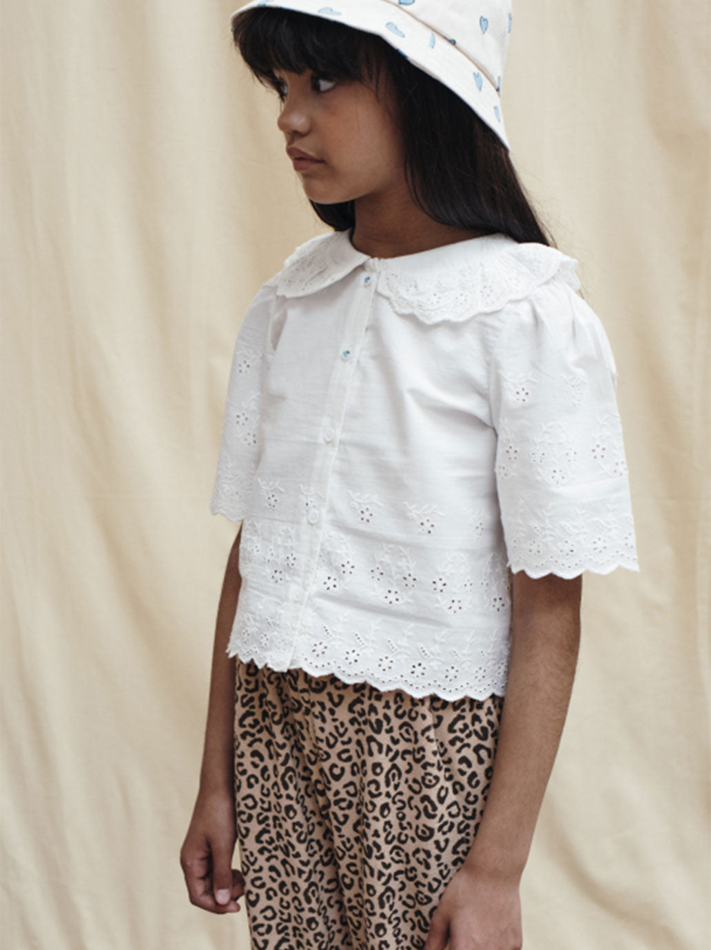 Bluzka z koronkowymi detalami Anglaise Emile et Ida BÉBÉ Concept 