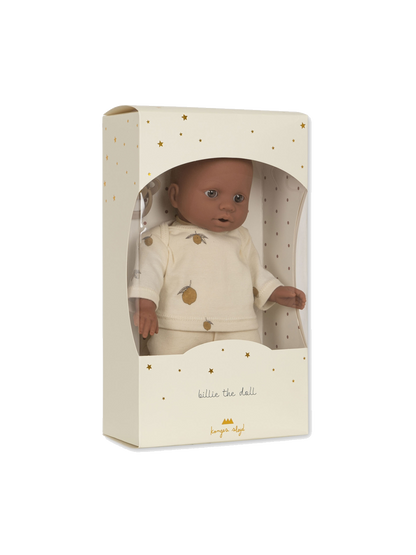 Lalka z miękkim brzuszkiem, ubrankiem i smoczkiem Konges Slojd BÉBÉ Concept