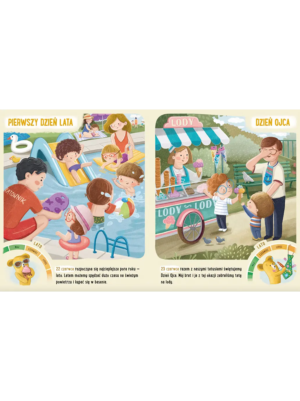 Feluś i Gucio świętują Wydawnictwo Nasza Ksiegarnia BÉBÉ Concept