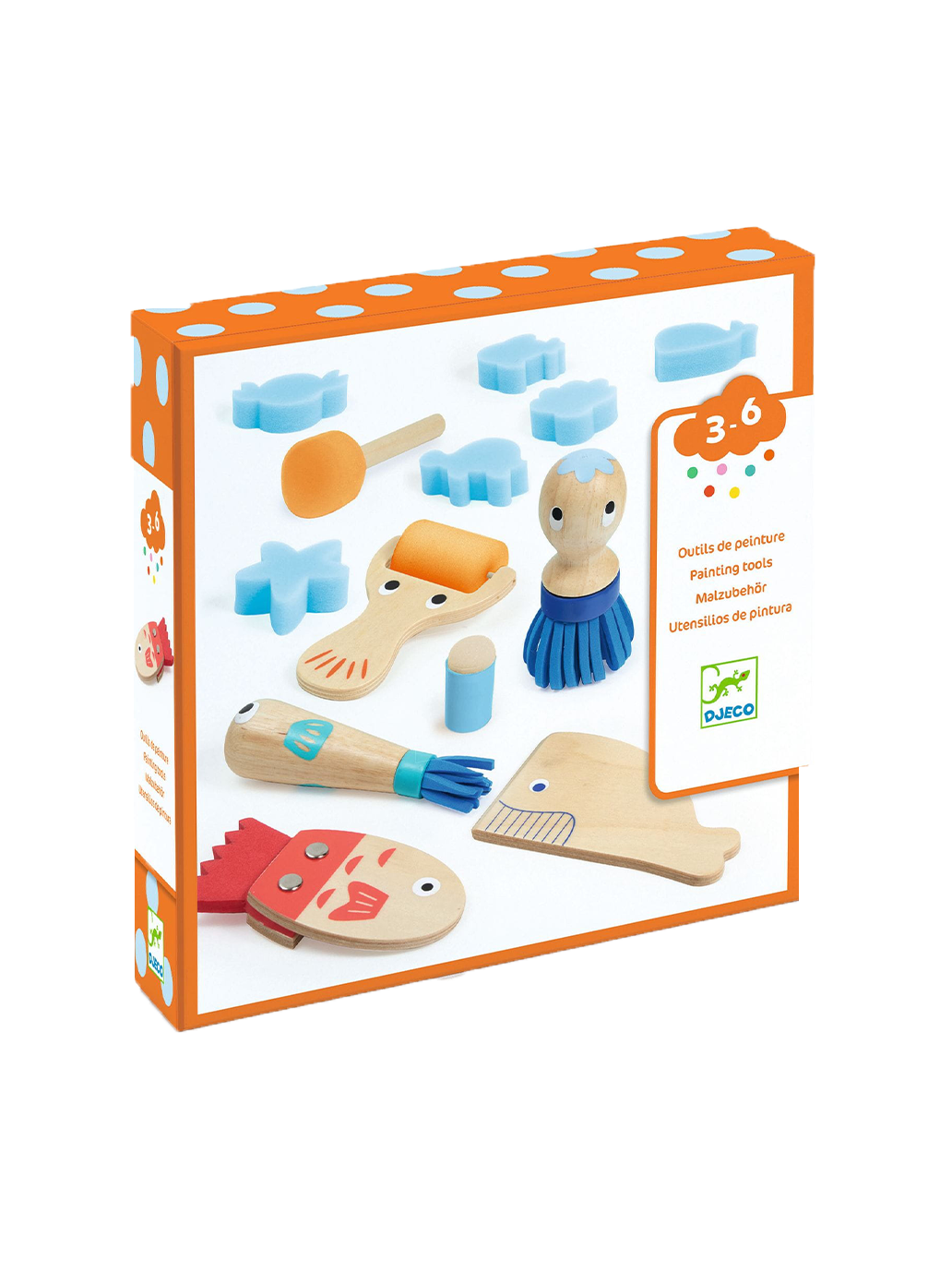 Zestaw artystyczny Narzędzia do malowania Djeco BÉBÉ Concept 