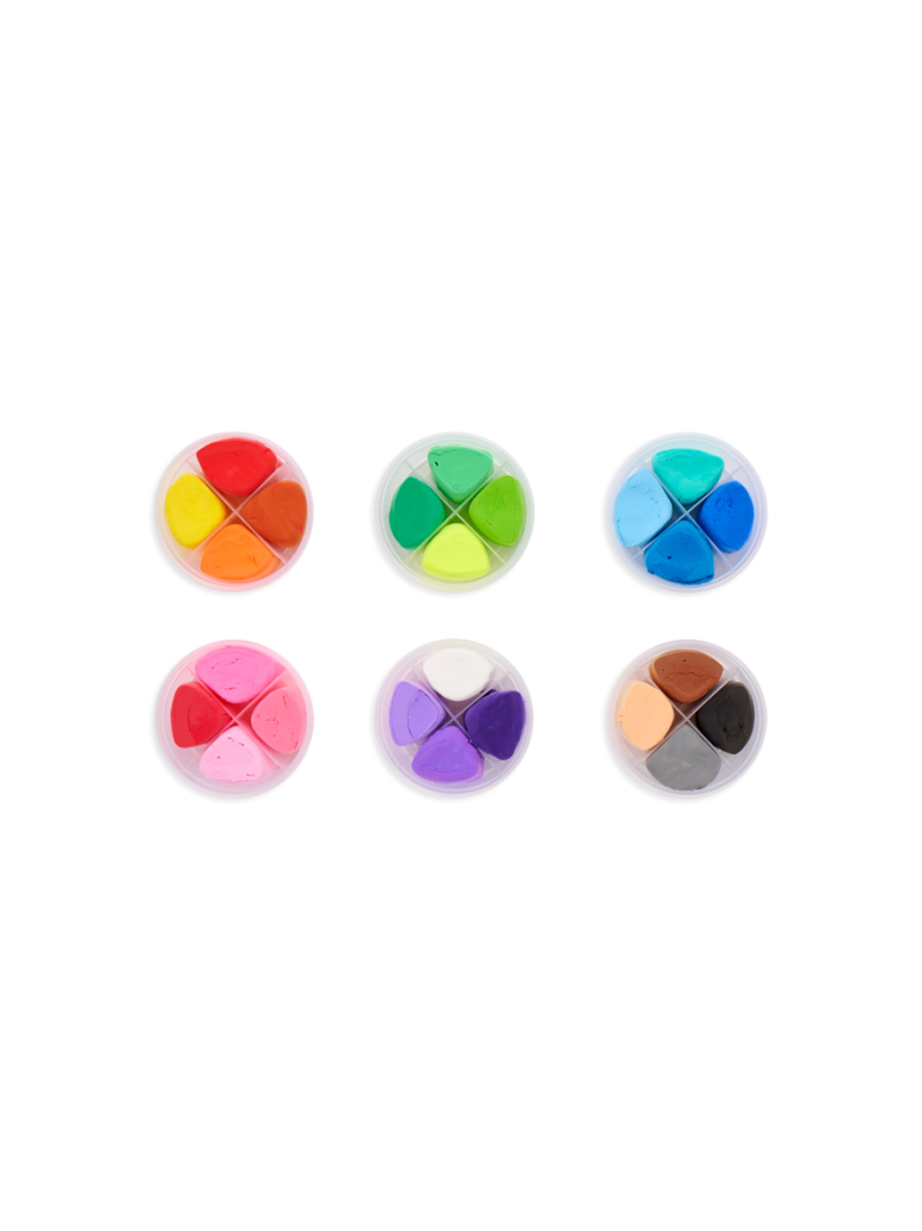 Modelina lekkolina Creatibles Air Dry Clay Kit 24 kolory Ooly BÉBÉ Concept