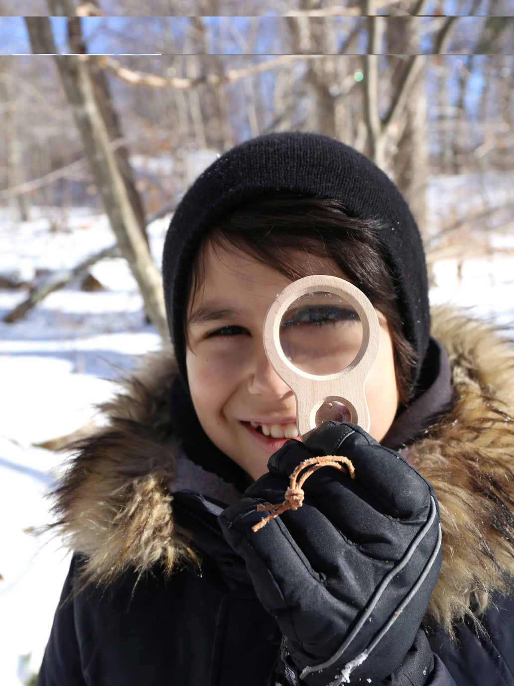 Podwójne szkło powiększające Huckleberry Kikkerland BÉBÉ Concept 