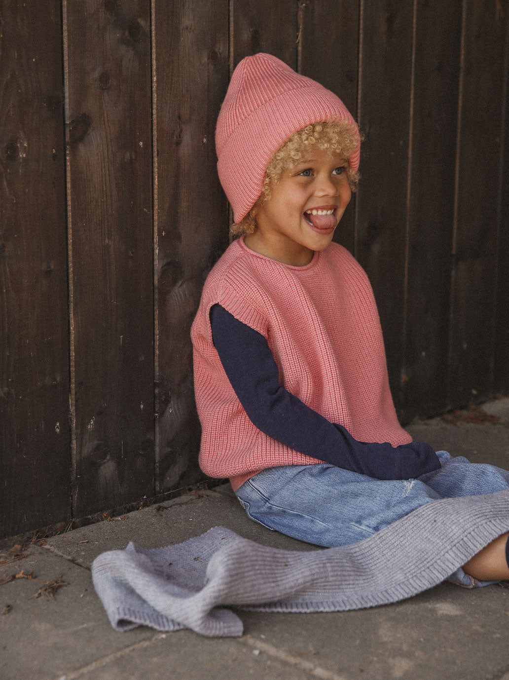 Całoroczna czapka merino Fonzie Beanie Hvid BÉBÉ Concept 