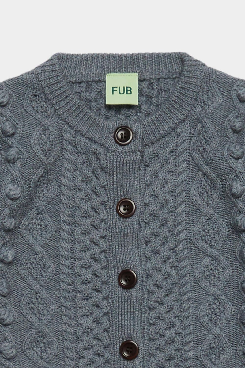 Sweter z wełny merino Aran Cardigan