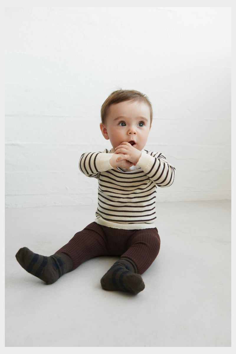 Leggings de bebé de lana merino