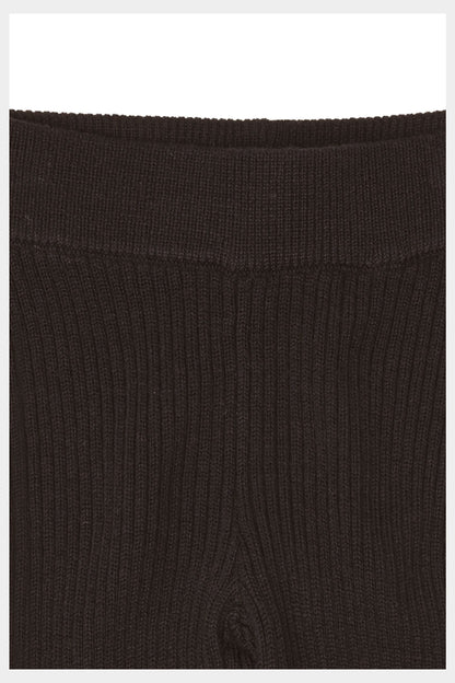 Legginsy z wełny merino Baby Leggings MOCCA