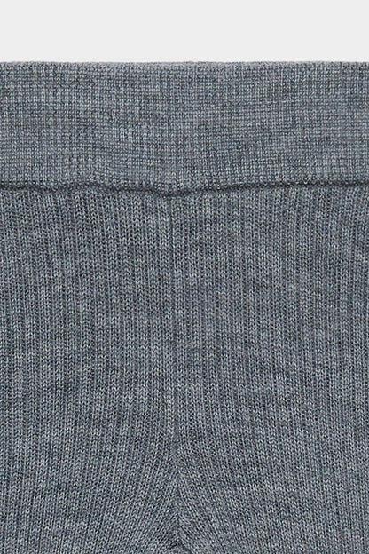 Legginsy z wełny merino Baby Leggings STEEL