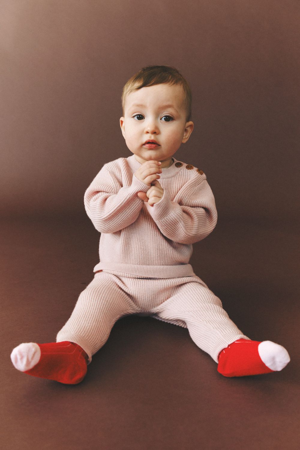 Sweter z wełny merino Baby Rib Jumper