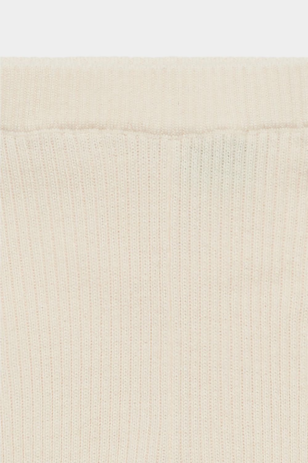 Legginsy z wełny merino Baby Ruffle Leggings ECRU