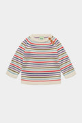 Sweter niemowlęcy z wełny merino ANNIVERSARY STRIPE