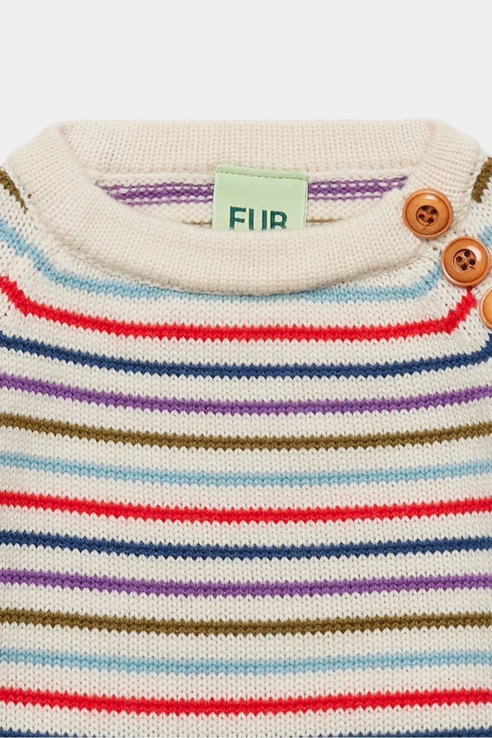 Jersey de lana merino para bebé ANNIVERSARY STRIPE