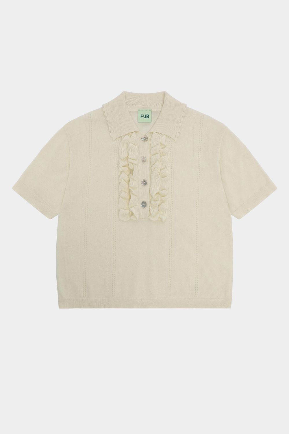 Bluzka bawełniana Frill Polo