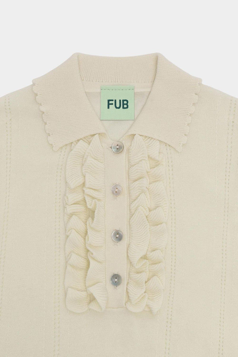 Bluzka bawełniana Frill Polo