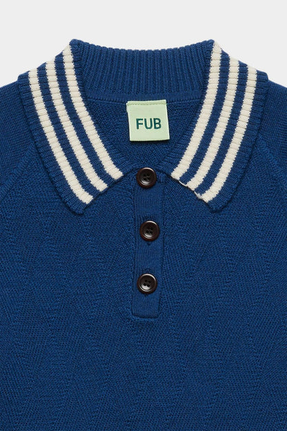 Bluza Merino Harlekin Polo DEEP INDIGO