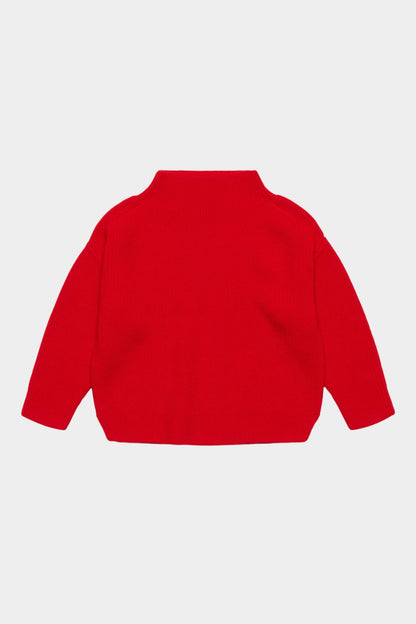 Sweter Merino High Neck Sweater CLASSIC RED