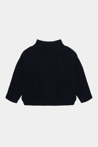 Sweter Merino High Neck Sweater DARK NAVY