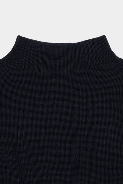 Sweter Merino High Neck Sweater DARK NAVY