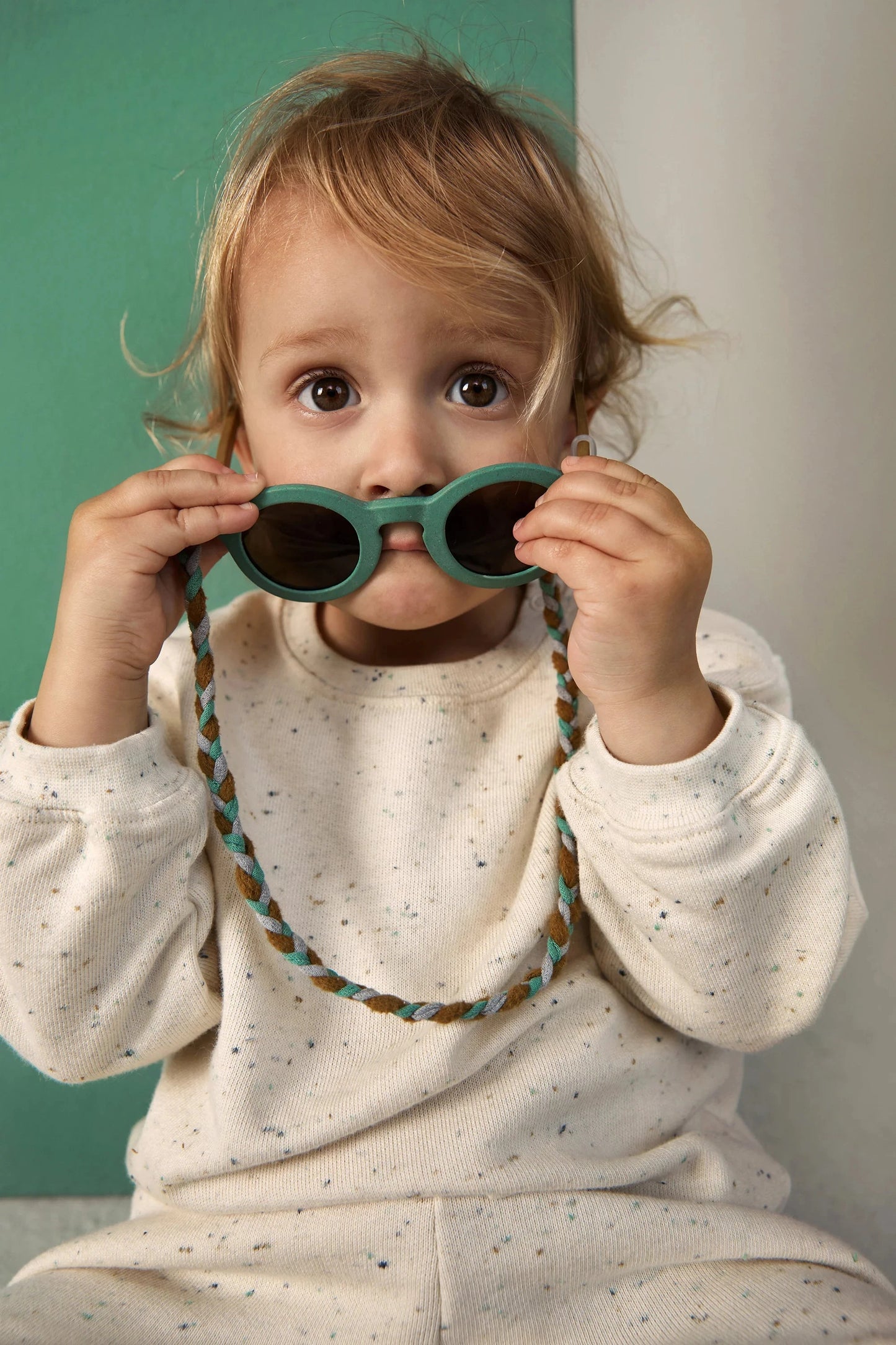 OUTLET Ekologiczny sznurek do okularów Gray Label x Cream bébé concept BÉBÉ Concept 