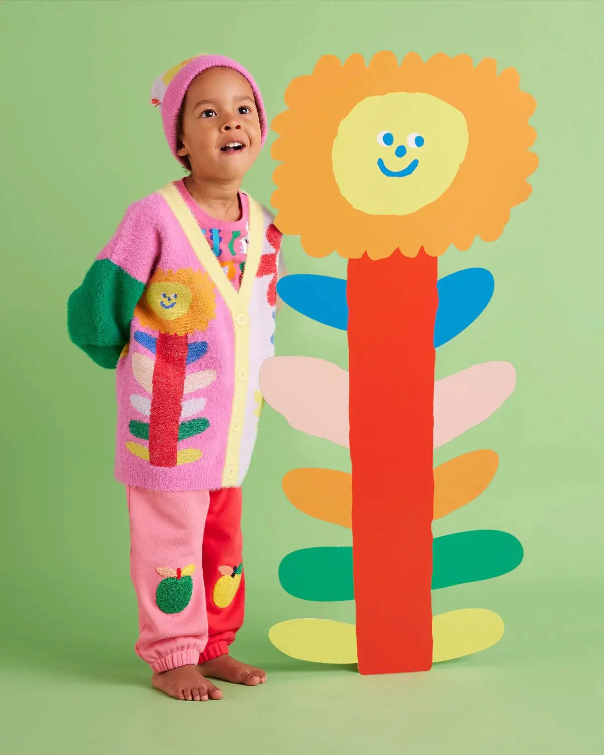 OUTLET Kardigan z kolorowym wzorem | rozm. 5y Halcyon Nights BEBE Concept 