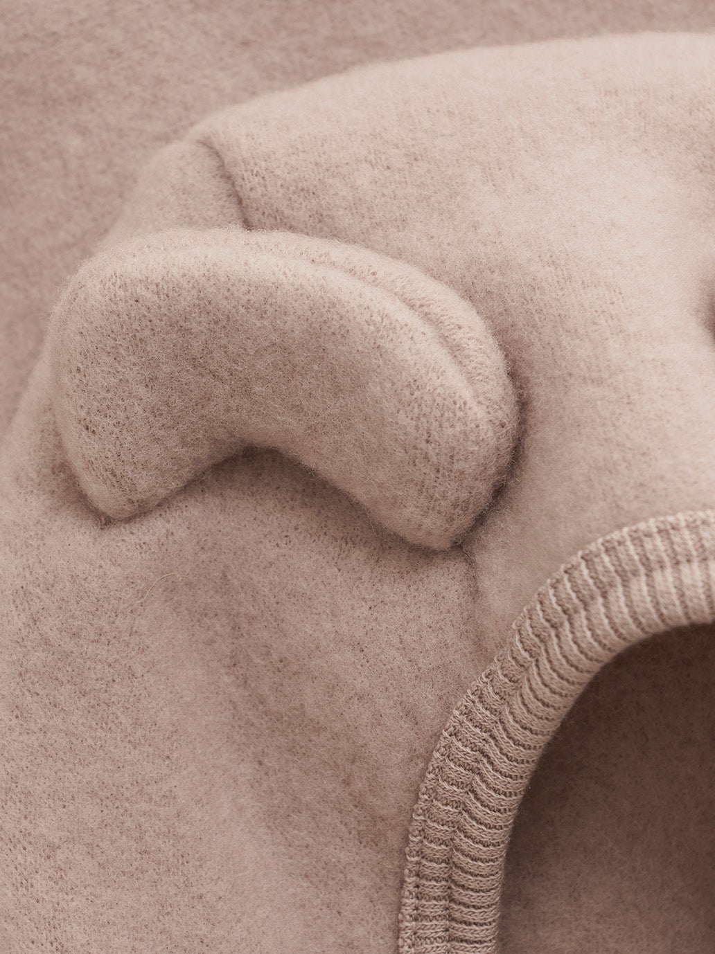 Kurtka Jacket Ears Wool Fleece MAHOGANY ROSE