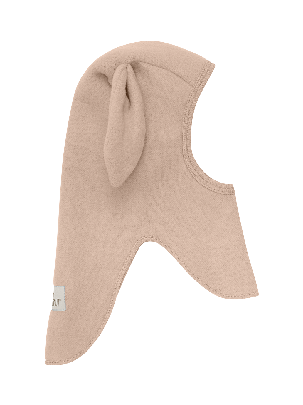 Kominiarka Balaclava Ears Wool Fleece MAHOGANY ROSE