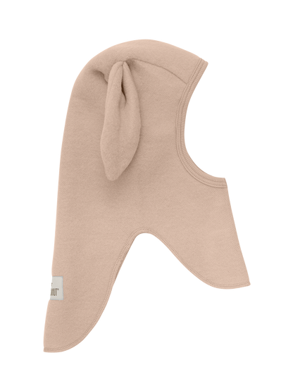 Kominiarka Balaclava Ears Wool Fleece MAHOGANY ROSE
